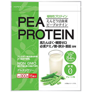 PEA PROTEIN (えんどう豆由来プロテイン)  　300g