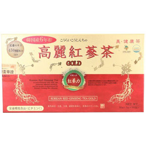 高麗貿易ジャパン 高麗紅参茶ゴールド 3g×30包 同梱不可