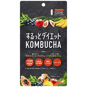 するっとダイエットKOMBUCHAサプリ 120粒 1個