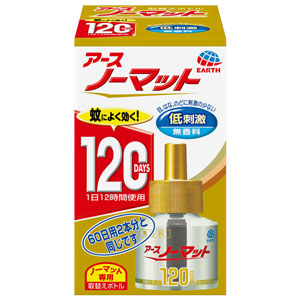 アースノーマット 取替えボトル120日用 無香料 1本入
