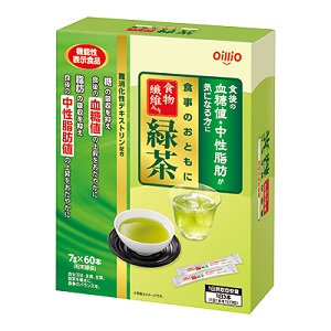 食事のおともに食物繊維入り緑茶 7g×60本【機能性表示食品】