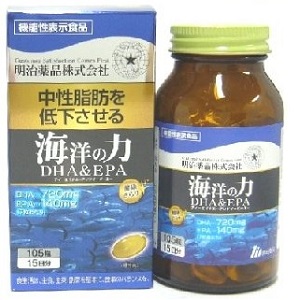 健康きらり 海洋の力 ＤＨＡ＆ＥＰＡ 105粒 1個