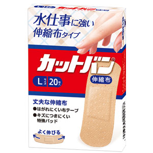 カットバン 伸縮布 Lサイズ 20枚入