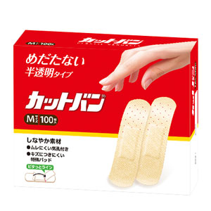 カットバン Mサイズ 100枚入