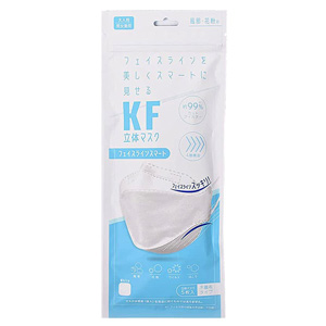 KFフェイスライン スマートマスク  ホワイト 5枚入