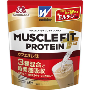 森永製菓 ウイダー マッスルフィットプロテインプラス＜カフェオレ味＞ 840g