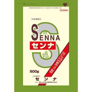 山本漢方 日本薬局方 センナ 袋入 500g(大型)