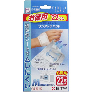 FCワンタッチパッド Mサイズ お徳用 22枚入