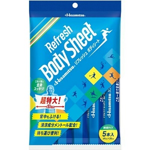 Hisamitsu(ヒサミ) リフレッシュボディシート 5本入 キャンセル不可商品