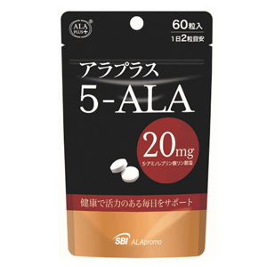 アラプラス 5-ALA20　60粒