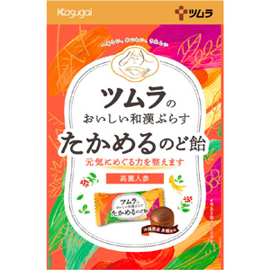 ツムラのおいしい和漢プラス たかめるのど飴 高麗人参 53g
