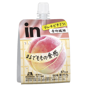 森永 inゼリー フルーツ食感＜もも＞ 150g×6個