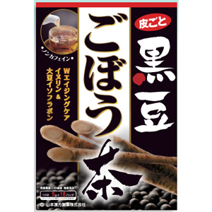 山本漢方 黒豆ごぼう茶 〈ティーバッグ〉5g×18包