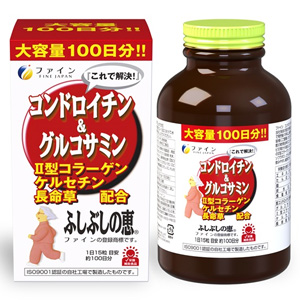 ファイン コンドロイチン&グルコサミン ふしぶしの恵 お徳用 100日分(1500粒)