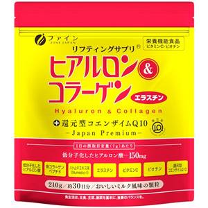 ファイン ヒアルロン＆コラーゲン＋還元型コエンザイムQ10(袋) 30日分(210g)