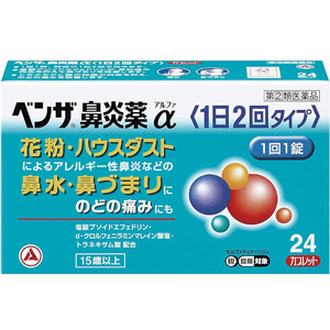 ベンザ鼻炎薬α〈1日2回タイプ〉24錠