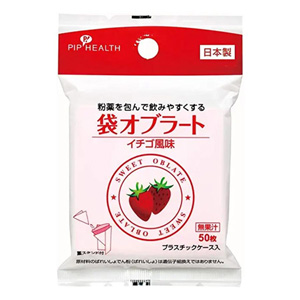 ピップ 袋オブラート イチゴ風味 50枚入