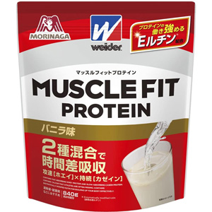 森永製菓 ウイダー マッスルフィットプロテイン＜バニラ味＞840g