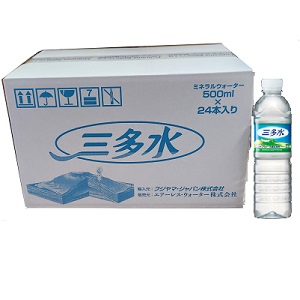 三多水(サンダス) ミネラルウォーター 500ml×24本 同梱不可