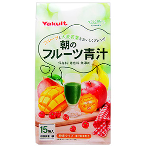 ヤクルト 朝のフルーツ青汁 105g（7g×15袋）