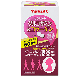 ヤクルト グルコサミン&コラ-ゲン 600粒