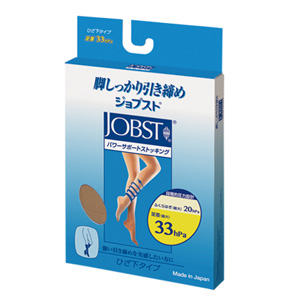 ジョブスト パワーサポートストッキング ひざ下タイプ ベージュ M キャンセル不可