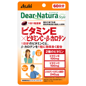 ディアナチュラスタイル ビタミンE×ビタミンC・β-カロテン  60粒(60日分)