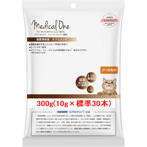 メディカルワン クリーミータイプ(猫用) かつお風味 300g(10g×標準30本)2個以上