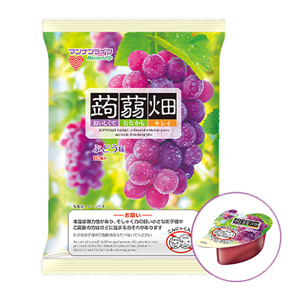 マンナンライフ 蒟蒻畑 ぶどう味 25g×10個入×12袋