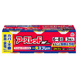 アースレッドＷ ノンスモーク 6～8畳用 100mlＸ3個