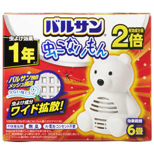 バルサン虫 こないもん置くだけクマ 6畳用 1年
