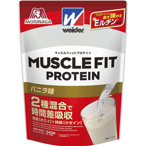 森永製菓 ウイダー マッスルフィットプロテイン＜バニラ味＞340g