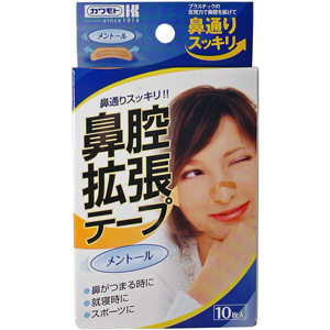 カワモト 鼻腔拡張テープ メントール 10枚入
