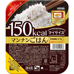 150kcalマイサイズ マンナンごはん 140g