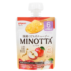 ピジョン くだものスムージーMINOTTA（ミノッタ）ふじりんご 70g