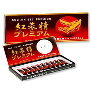 紅参精プレミアム 10ml×10本×10個 同梱不可