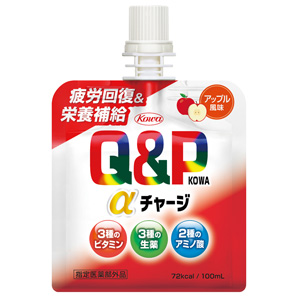 キューピーコーワαチャージ（アップル風味）100mL×6袋