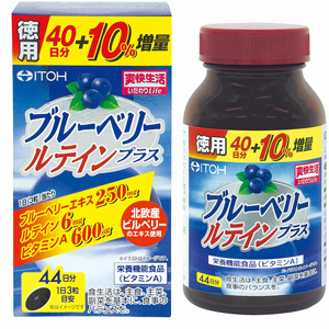 井藤漢方 ブルーベリー ルテインプラス 約44日分(132粒)