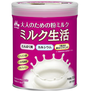 大人のための粉ミルク ミルク生活 缶タイプ 300g