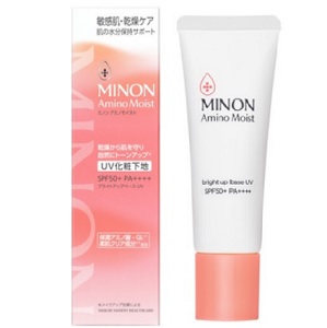 ミノン アミノモイスト ブライトアップベース UV ナチュラルベージュ 25g