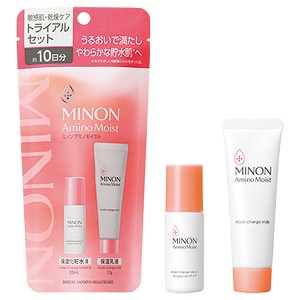 ミノン アミノモイスト敏感肌・乾燥ケア トライアルセット 20ml、20g