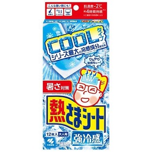 熱さまシート 強冷感 大人用 12枚入