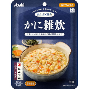 まんぷく日和 かに雑炊100g 舌でつぶせる
