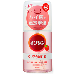 イソジンクリアうがい薬A アップル風味 400ml×10個 同梱不可