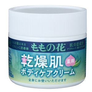 ももの花 乾燥肌ボディケアクリーム 70g