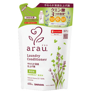 アラウ.やわらか消臭仕上げ剤  詰替 650ml