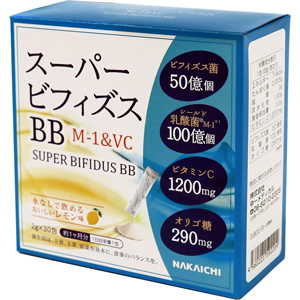 スーパービフィズスBB M-1&VC 2g×30包×3個 同梱不可