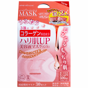 ピュアファイブエッセンスマスク(シート状マスク) ハリ コラーゲン 30枚入
